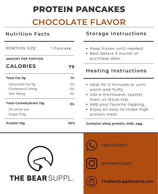 Chocolate Frozen Protein Pancakes