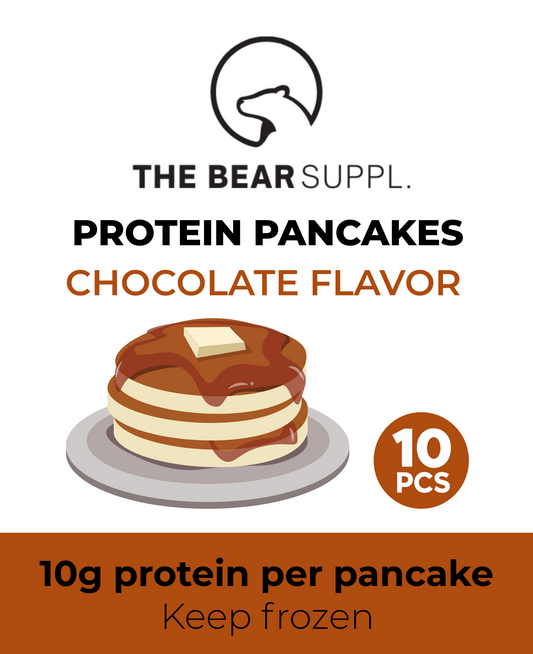 Chocolate Frozen Protein Pancakes